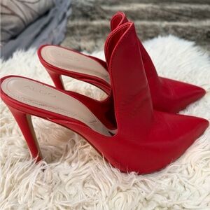 Aldo Bold Red Pointed Heels